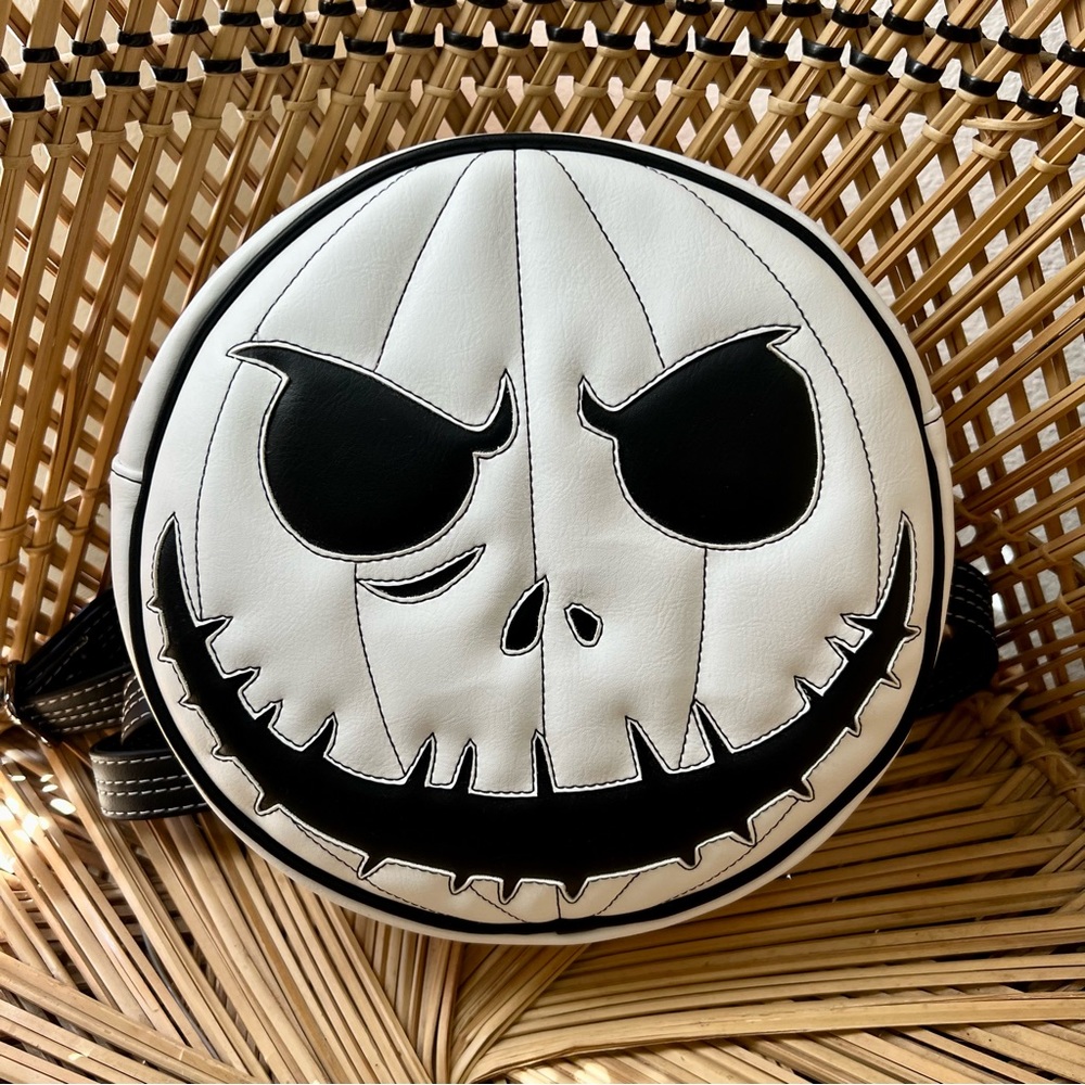 Jack Skellington Pumpkin King Head Halloween Backpack haunted mansion holiday
